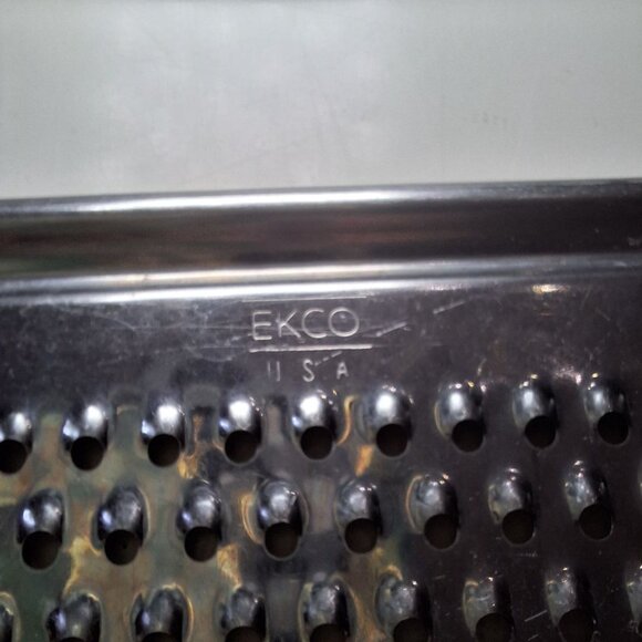 Flat Grater Shred Lot Three Bromco Esko Bluffton Slaw Cutter USA Metal Vintage - Picture 6 of 14